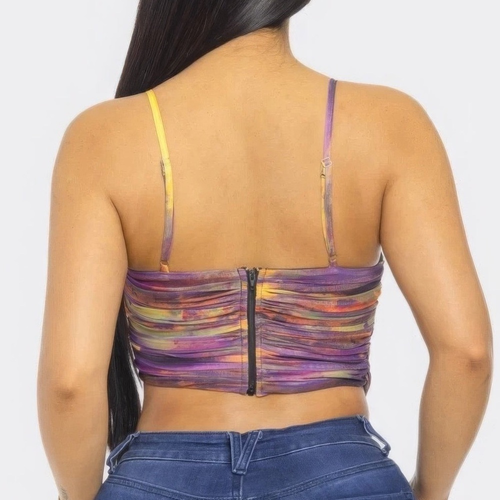 Mesh Print Top - Picture 6 of 6